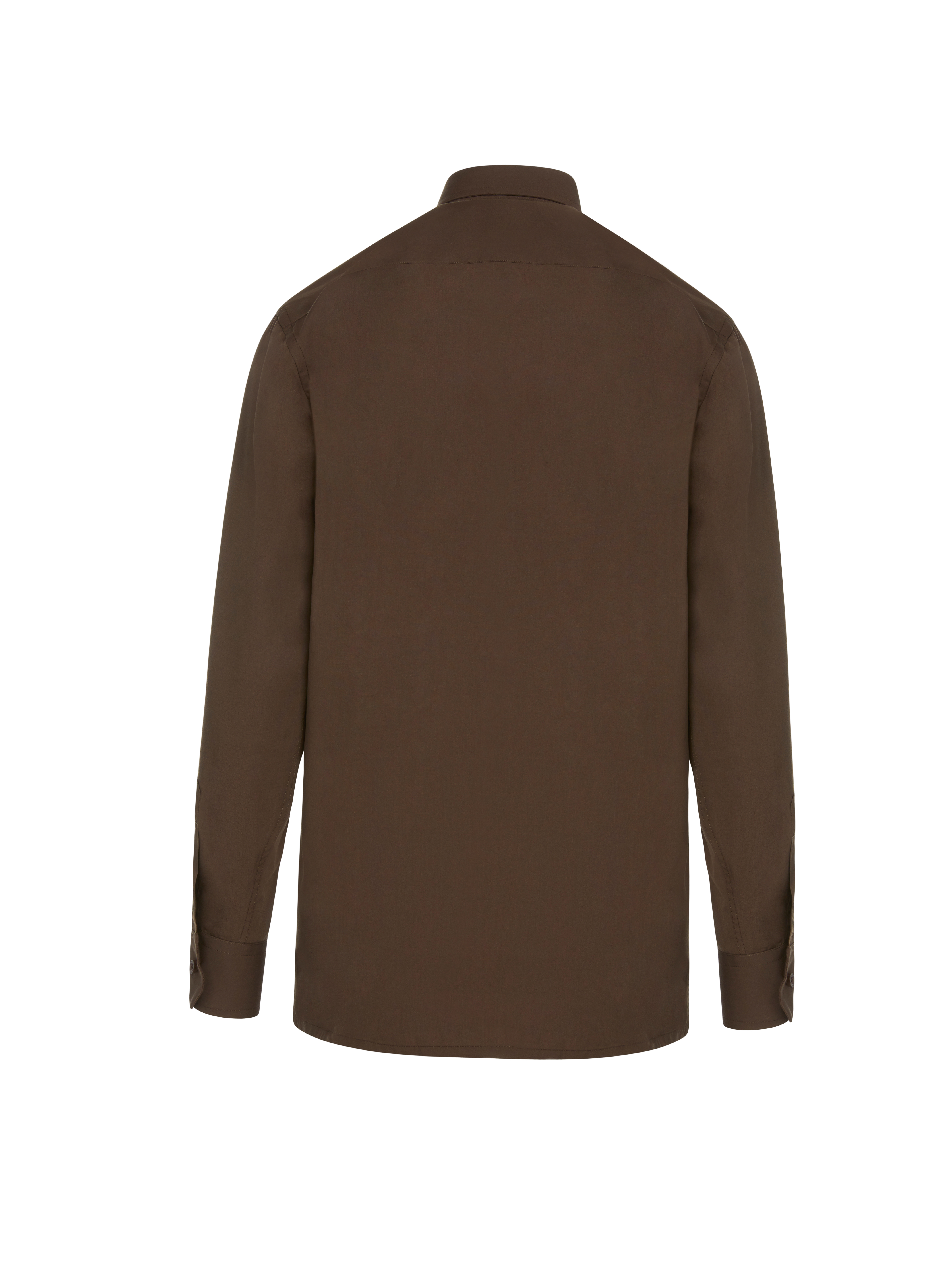 Porto Filo Men’s Button Up Dark Brown Dress Shirt Fashion Fit ...