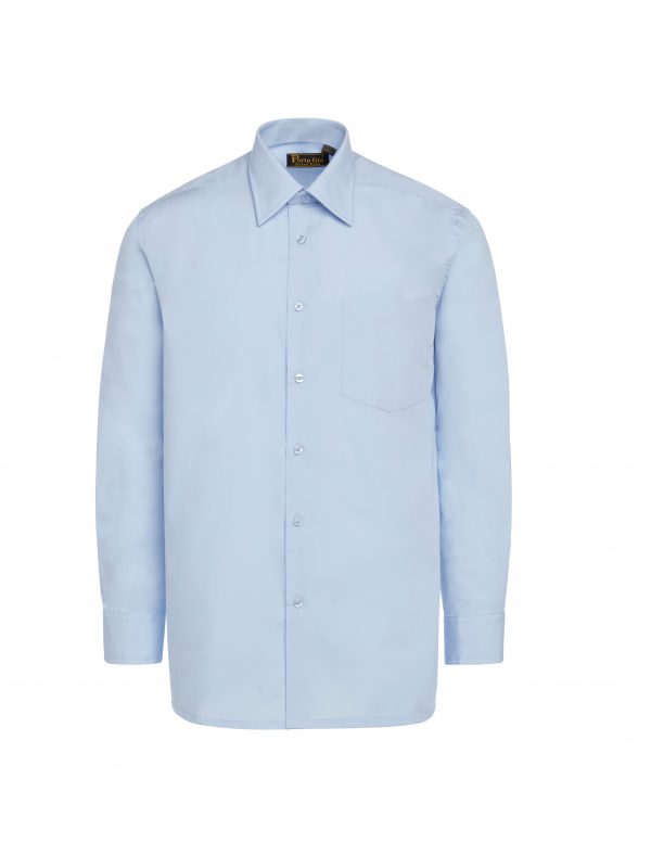 Porto Filo Men’s Button Up Light Blue Dress Shirt Fashion Fit ...