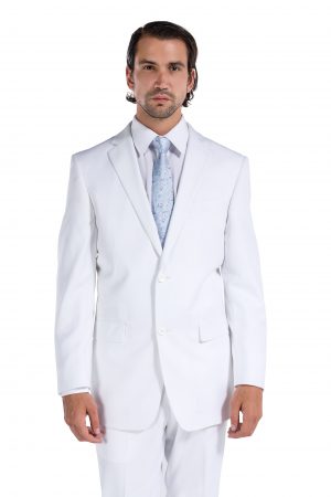Porto Filo 2-piece White Men’s Classic Fit Suit – Portofilo Suits
