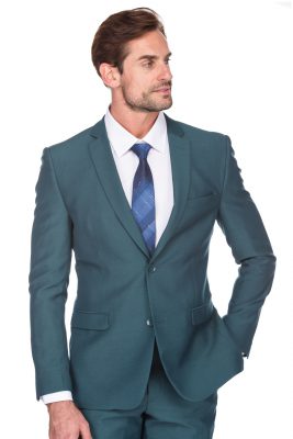 Porto Filo 2-piece Sea Green Men’s Slim Fit Suit – Portofilo Suits
