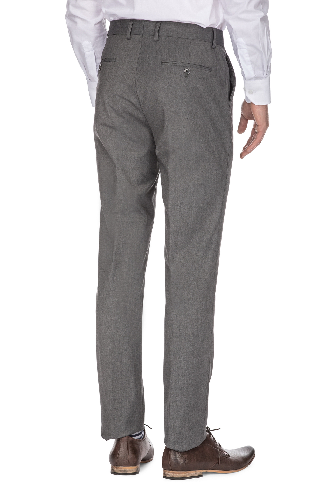 Buy Men Navy Check Slim Fit Formal Trousers Online - 778355 | Peter England