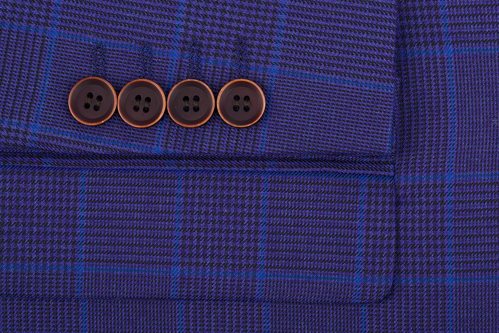 Porto Filo 2-piece Purple Checkered Men’s Slim Fit Suit – Portofilo Suits
