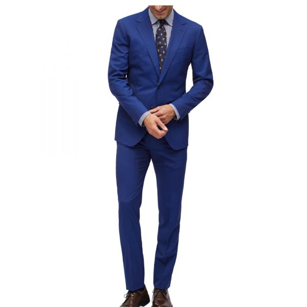 Porto Filo 2-piece set indigo Blue Men’s Slim Fit Suit – Portofilo Suits